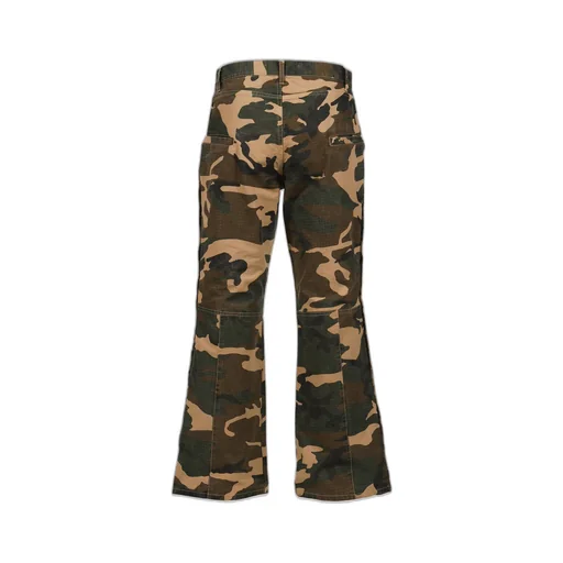 Side Button Pants / Camo