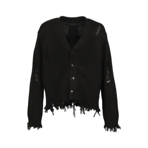 Cross Cardigan / Black