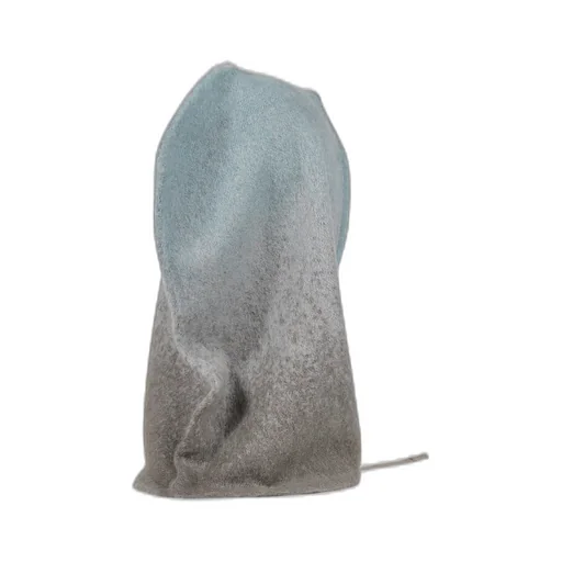 Mohair Knit Hood Balaclava / Blu Gry