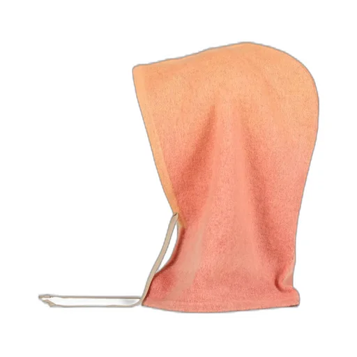 Mohair Knit Hood Balaclava / Org Pnk