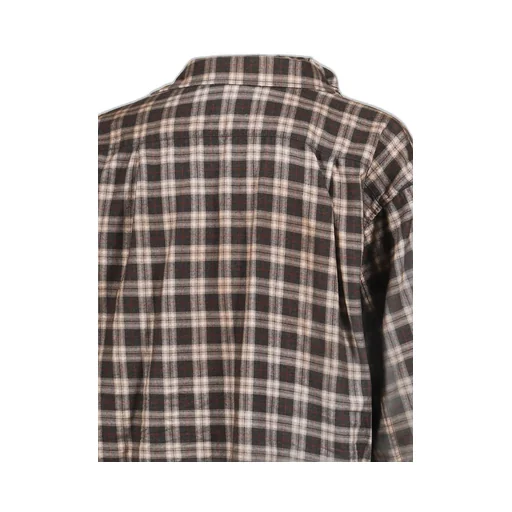 Butch Check Shirt / Cha / White