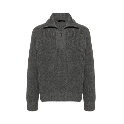 J.Lindeberg Wilmer Quarter Zip Knit Jumper