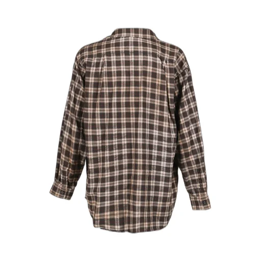 Butch Check Shirt / Cha / White