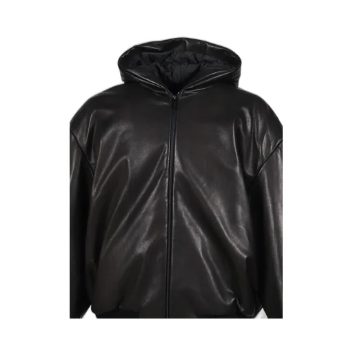Hooded Bomber Jacket / Black