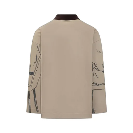 Jw Anderson Printed Rugby Sweatshirt