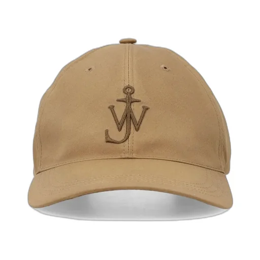 Jw Anderson Logo Embroidered Curved Peak Cap
