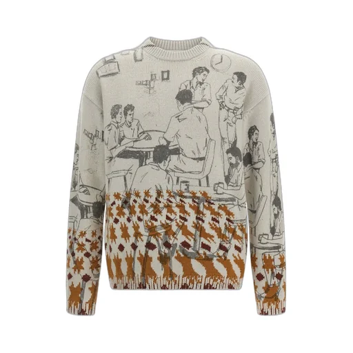 Jw Anderson Print Jacquard Jumper