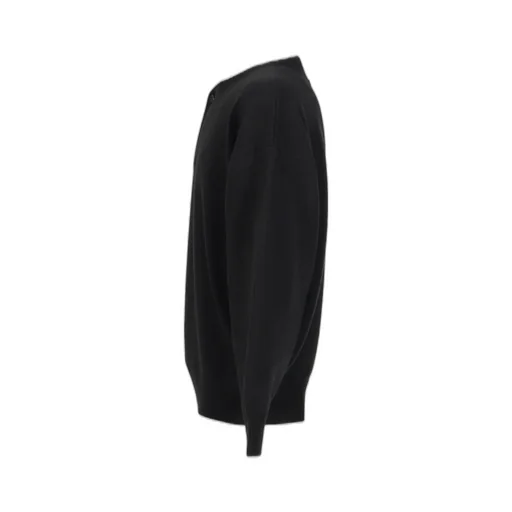 Henley Sweater / Black