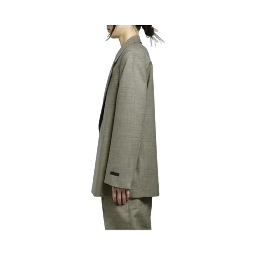 Single Breasted Blazer / Dune Pearl