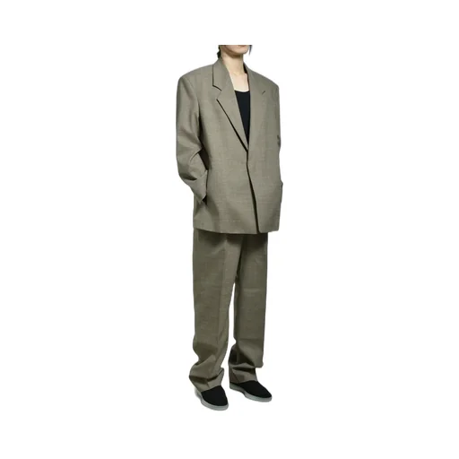 Single Breasted Blazer / Dune Pearl