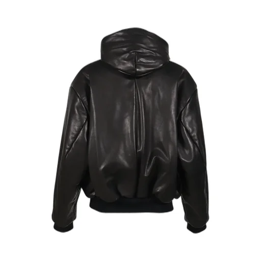 Hooded Bomber Jacket / Black