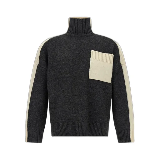 Jw Anderson Two Tone Patch Pocket Jumper