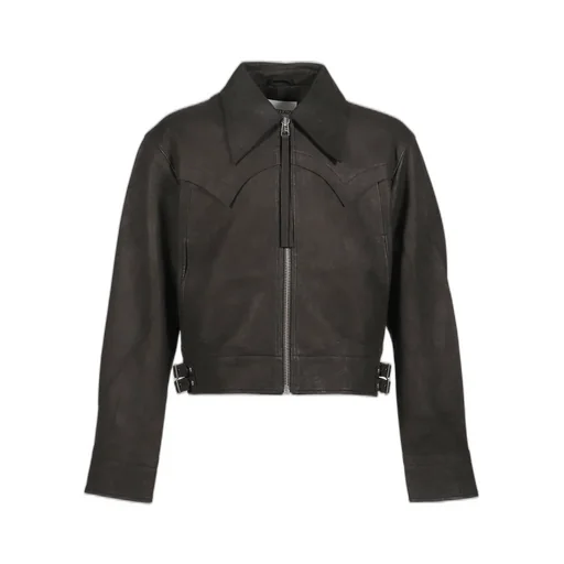 Kumo Raw Edge Leather Jacekt *Blistered Sheep / Blk