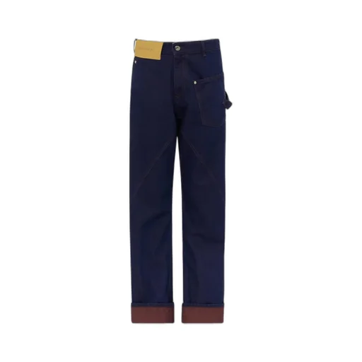Jw Anderson Turn Up Twisted Workwear Jeans