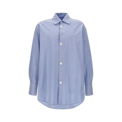 Jw Anderson Logo Embroidered Oversized Shirt