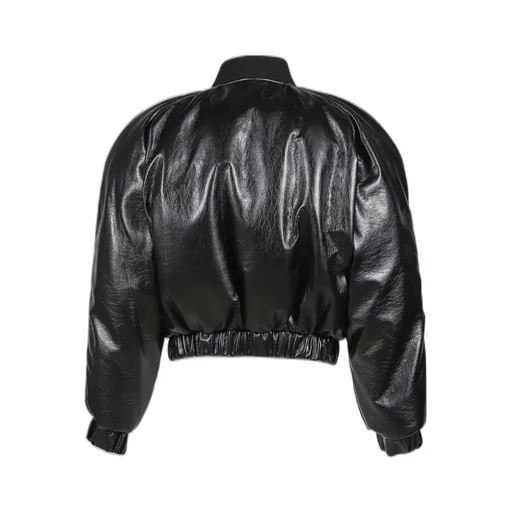 Grainy Faux Leather / Black