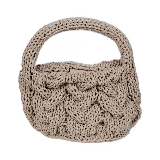 Jw Anderson Small Cable Knitted Top Handle Bag