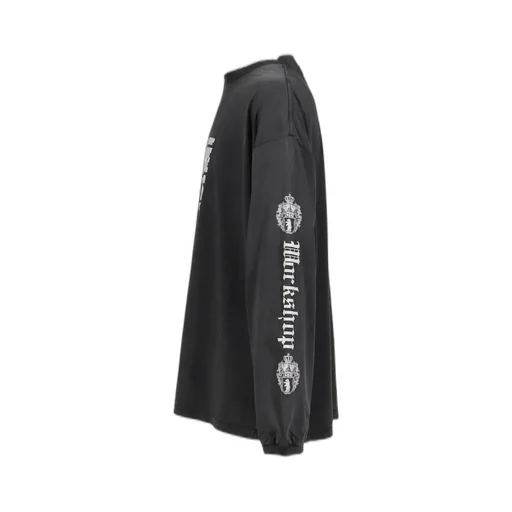 Hardcore Wellness Oversized Longsleeve / Blk