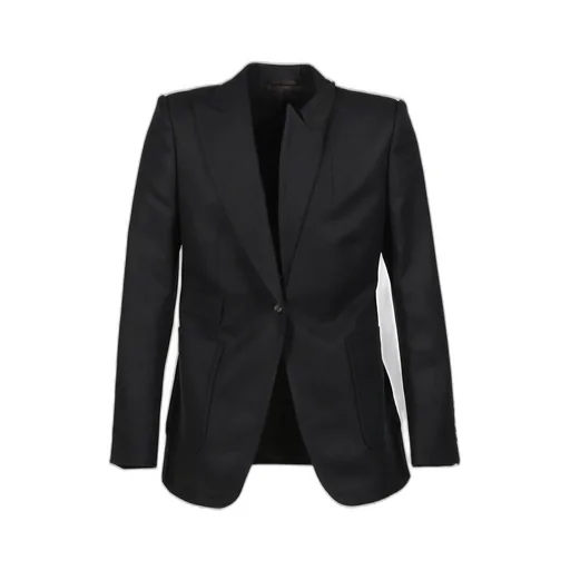 High Shoulder Jacket / Black