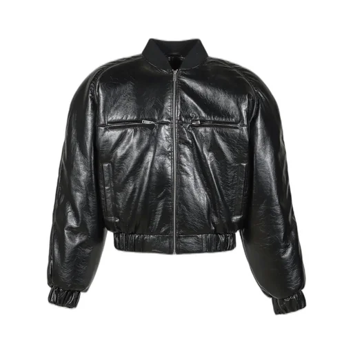 Grainy Faux Leather / Black