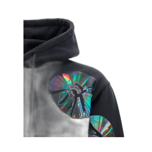 Jw Anderson Smashed Disc Drawstring Hoodie