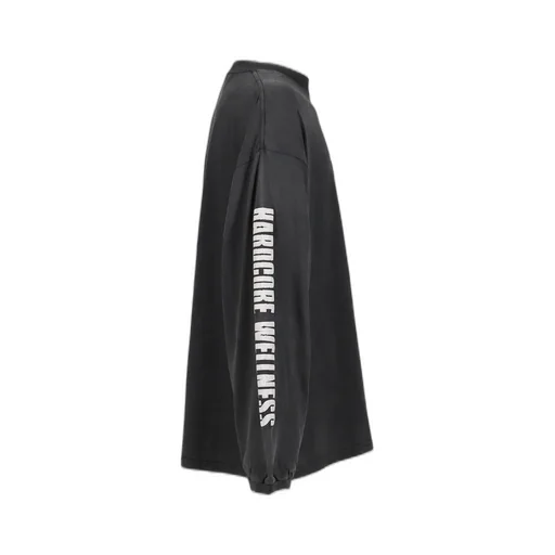 Hardcore Wellness Oversized Longsleeve / Blk