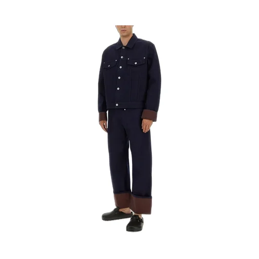 Jw Anderson Turn-Up Cuff Denim Jacket