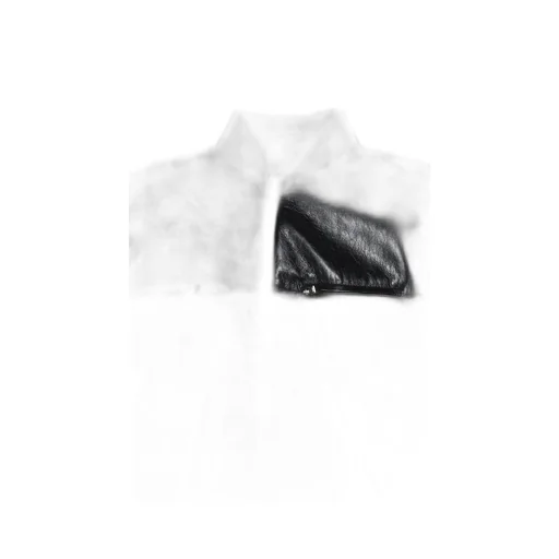 Grainy Faux Leather / Black