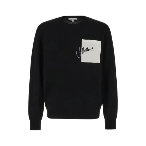 Jw Anderson Logo Embroidered Knit Jumper
