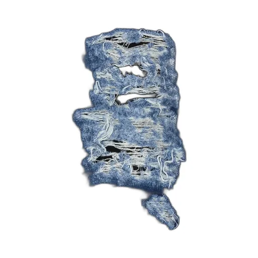 Jw Anderson Distressed Button-Up Denim Jacket