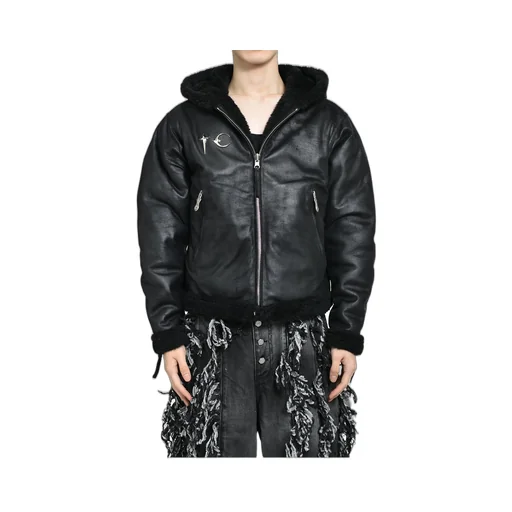 Tc Reversible Shearling Jacket / Blk