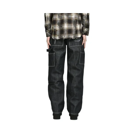 Angels Studded Work Pants / Blk