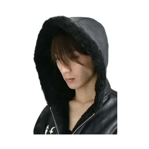 Tc Reversible Shearling Jacket / Blk