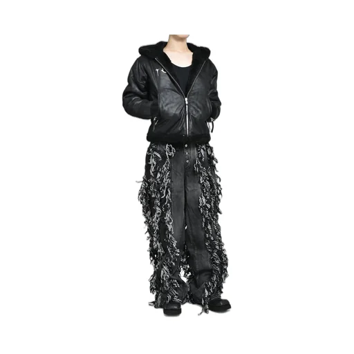 Tc Reversible Shearling Jacket / Blk