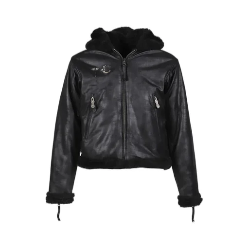 Tc Reversible Shearling Jacket / Blk