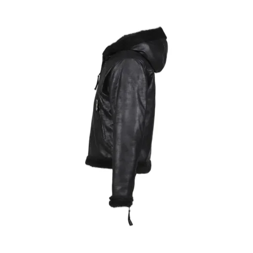 Tc Reversible Shearling Jacket / Blk