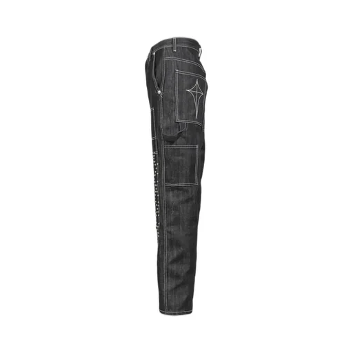 Angels Studded Work Pants / Blk