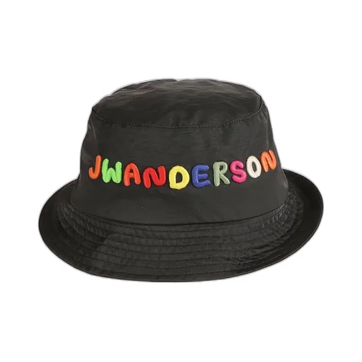Jw Anderson Logo Embroidered Bucket Hat