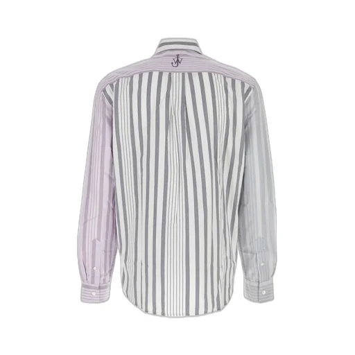 Jw Anderson Striped Patchwork Shirt