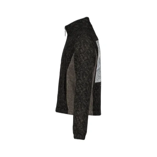 Devil Peace Patch Knit Jacket / Blk