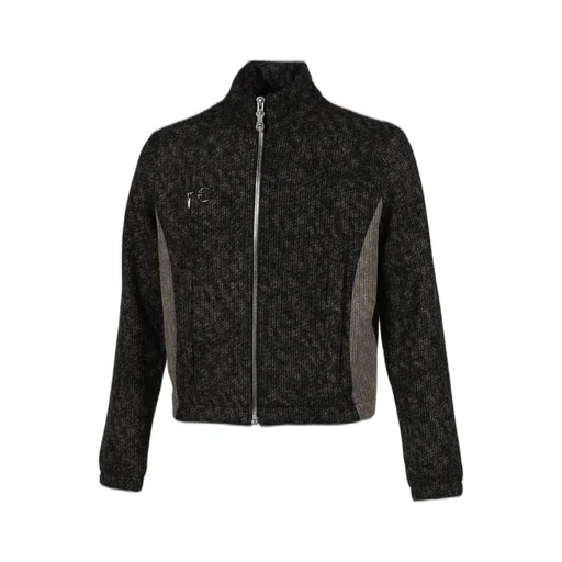 Devil Peace Patch Knit Jacket / Blk