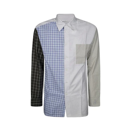 Jw Anderson Patchwork Long Sleeved Shirt