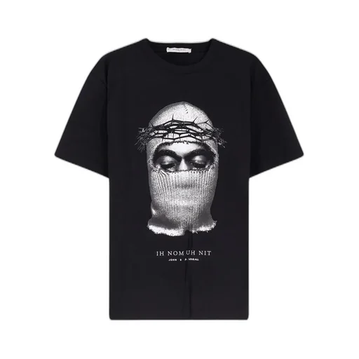 Ih Nom Uh Nit Mask Printed Crewneck T-Shirt