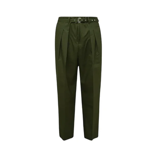 Jw Anderson Pressed-Crease Wide-Leg Trousers
