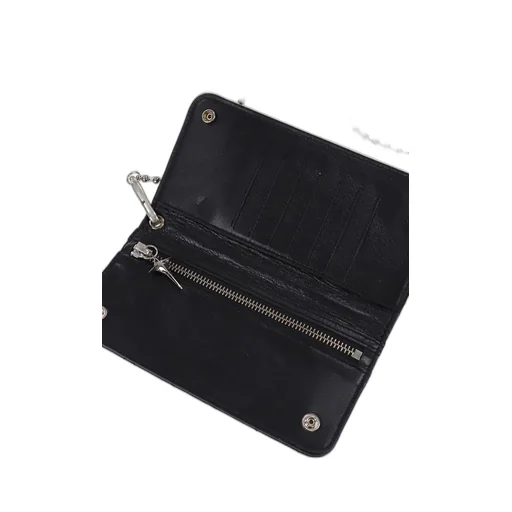 Chopper Quilted Long Wallet / Blk