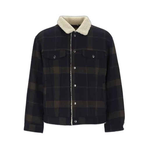 Jack & Jones Check Sherpa Jacket