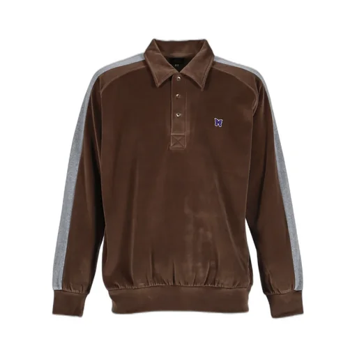 Side Line Pullover Shirt - C/Pe Velour / Brw