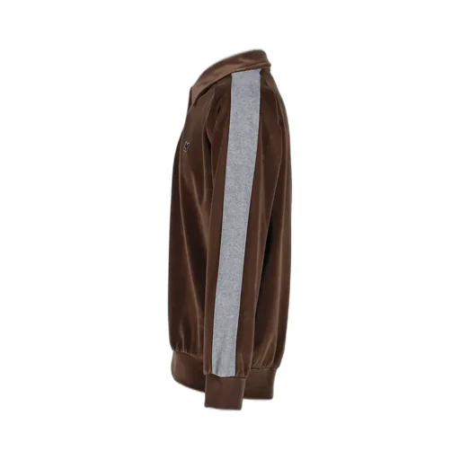 Side Line Pullover Shirt - C/Pe Velour / Brw