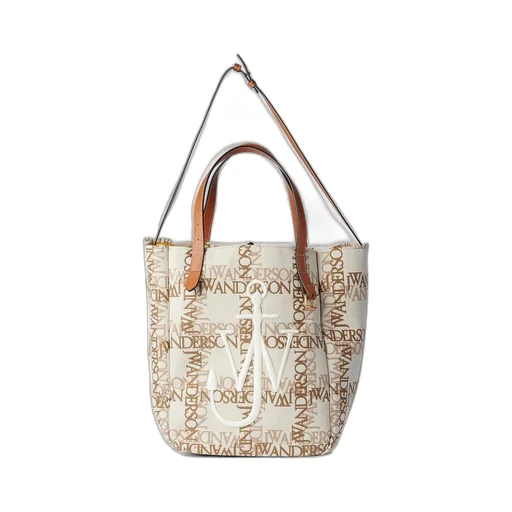 Jw Anderson Logo Jacquard Belt Tote Bag
