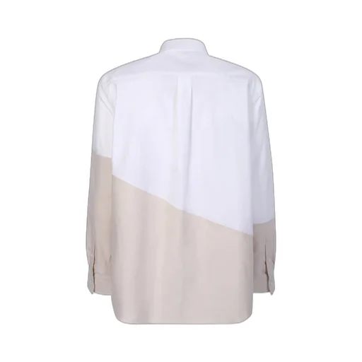 Jw Anderson Panelled Collared Button-Up Shirt